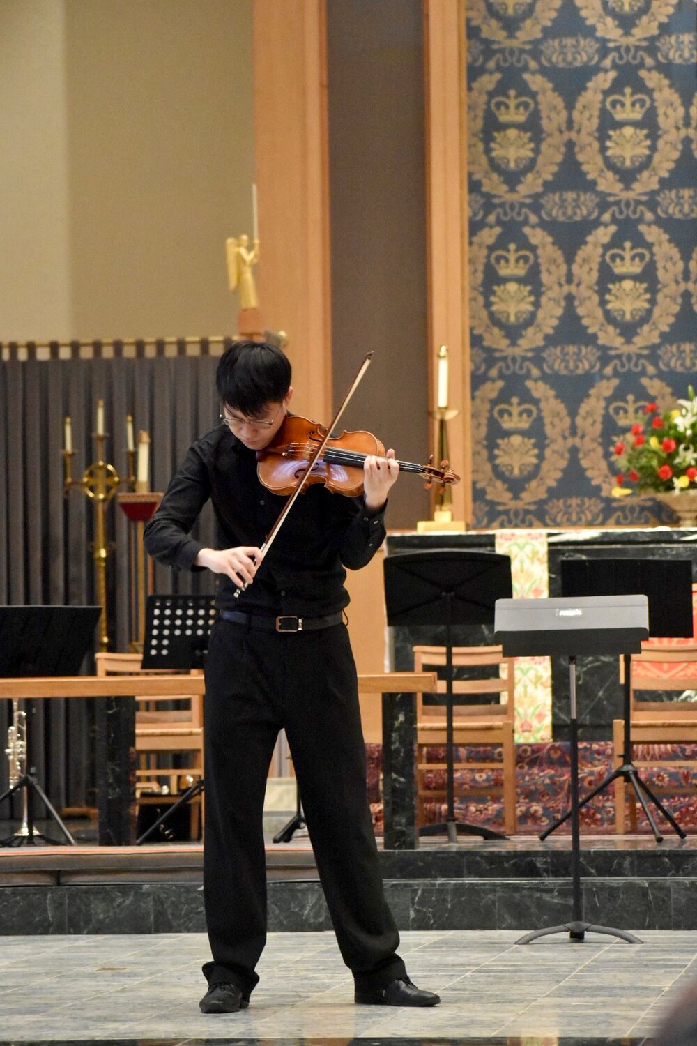 Guest soloist Tianyou Ma stunned the audience with his raw talent and passionate performances.